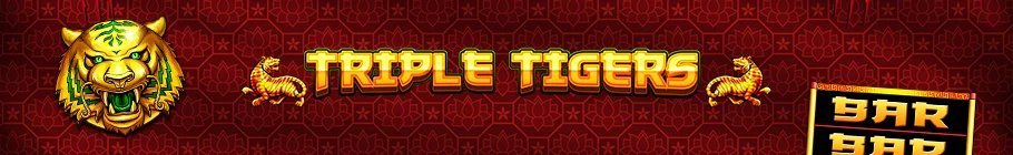Triple Tigers video slot banner